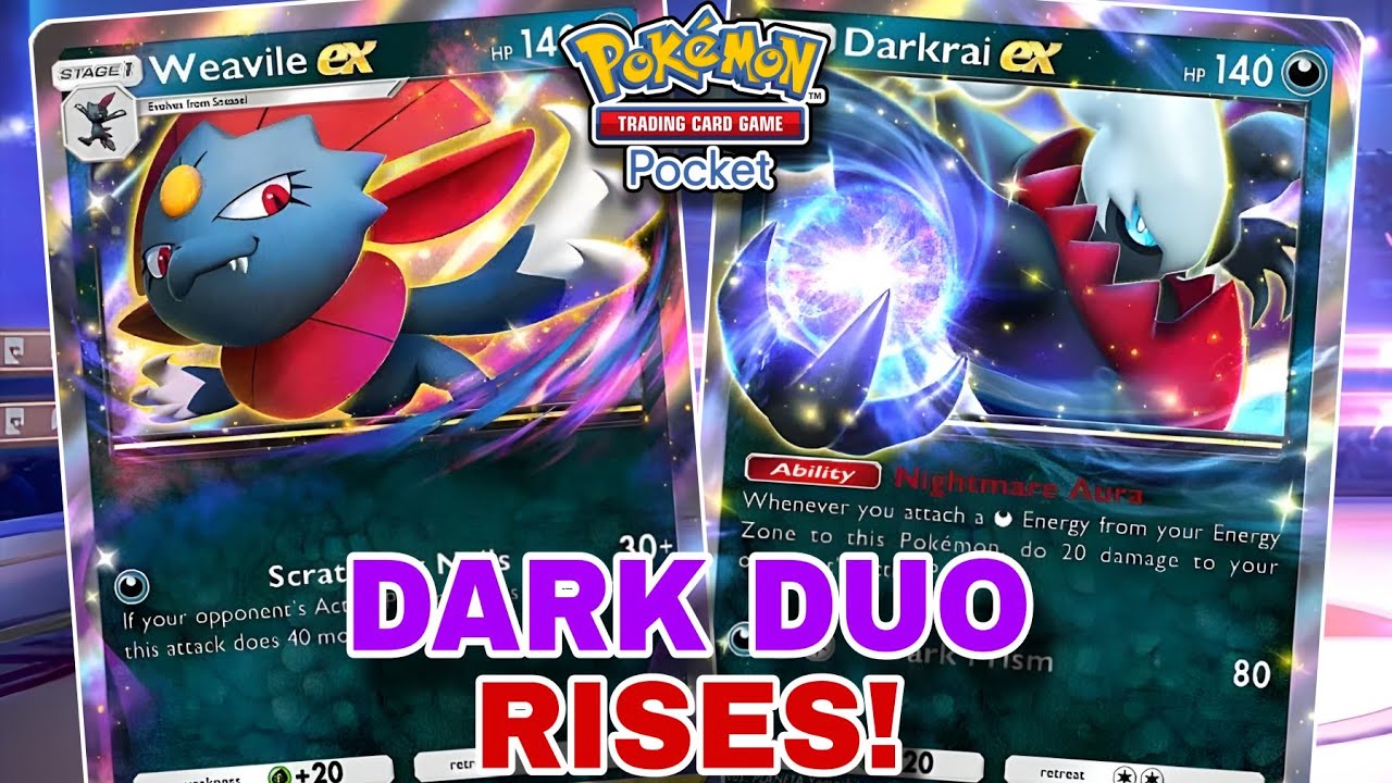 Nobody Expected This DARKRAI WEAVILE Deck to Be This Good! | Pokemon TCG Pocket