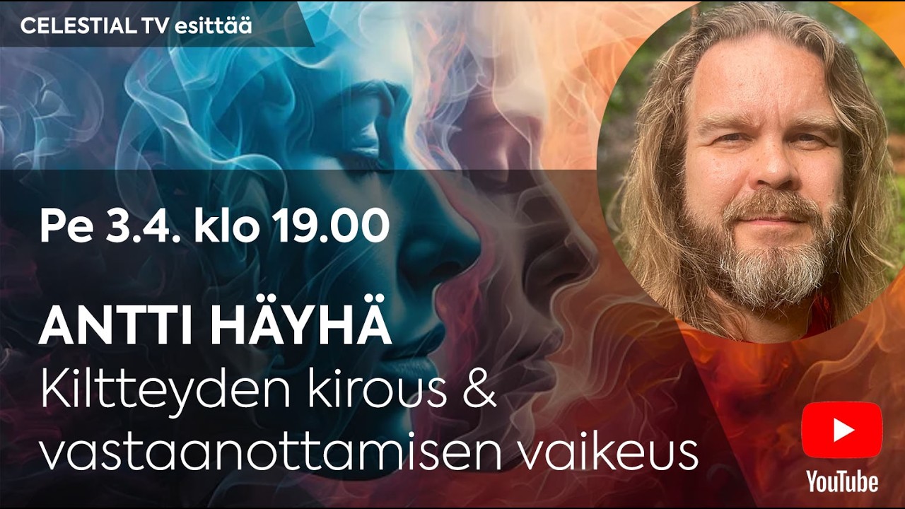 Celestial TV esitt&auml;&auml;: Antti H&auml;yh&auml;: Kiltteyden kirous & vastaanottamisen vaikeus