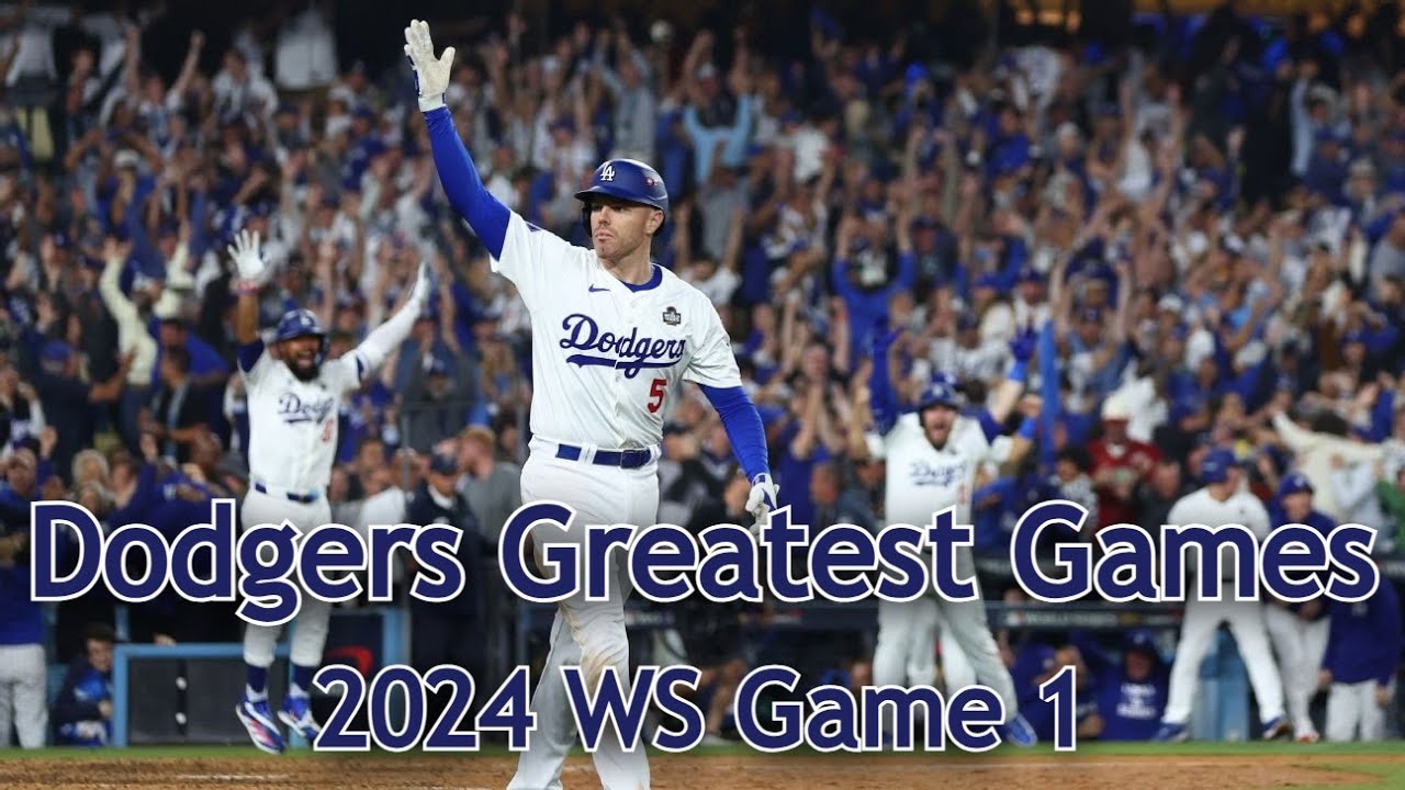 Greatest Games in Dodgers History - 2024 WS Game 1 - NYY @ LAD