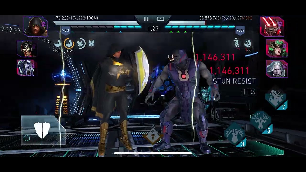 League Invasion D1 Ruler Of Kahndaq Black Adam with Twin Blade 🆚 National City 