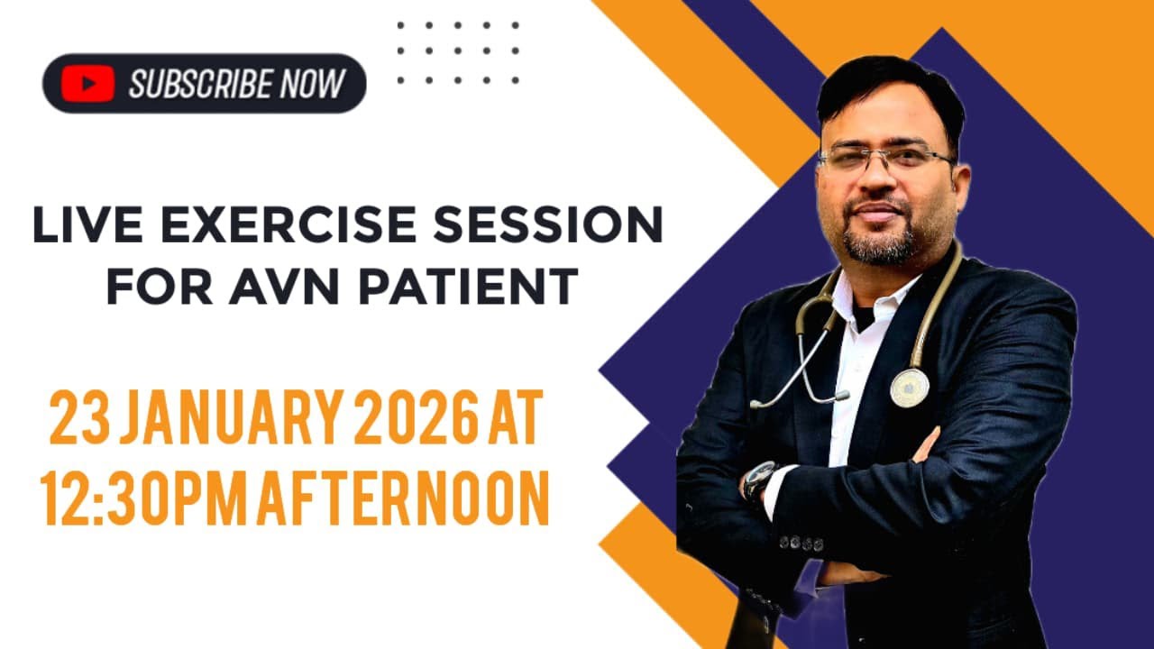 Live Exercise Session for AVN Patients | Dr. Vijay Prakash | 7007968664
