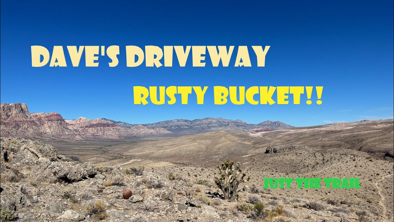 Dave's Driveway and Rusty Bucket MTB Trails. Blue Diamond, NV