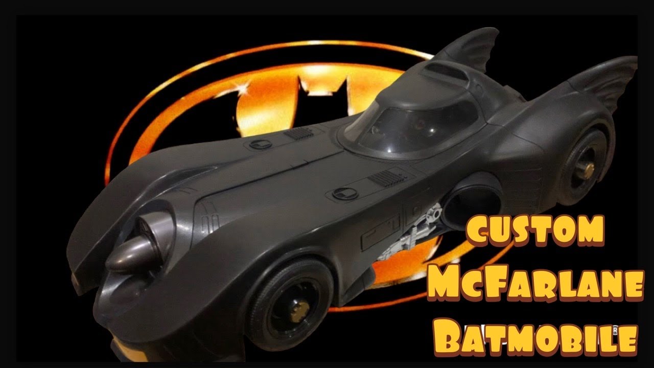 Custom Mcfarlane Batmobile!!