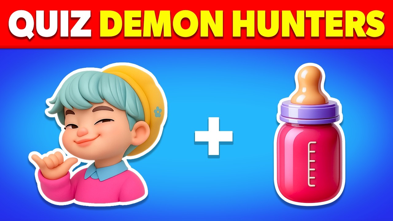 Quiz Kpop Demon Hunters : Devine la VOIX + ÉMOJIS 😍🎶Rumi💜Ginu🔥