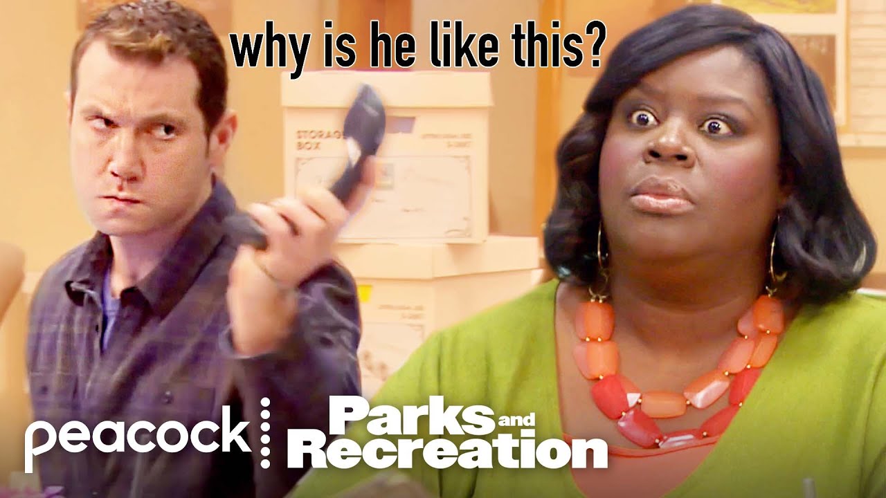When your coworker is a lot but you respect the hustle | Parks and Recreation