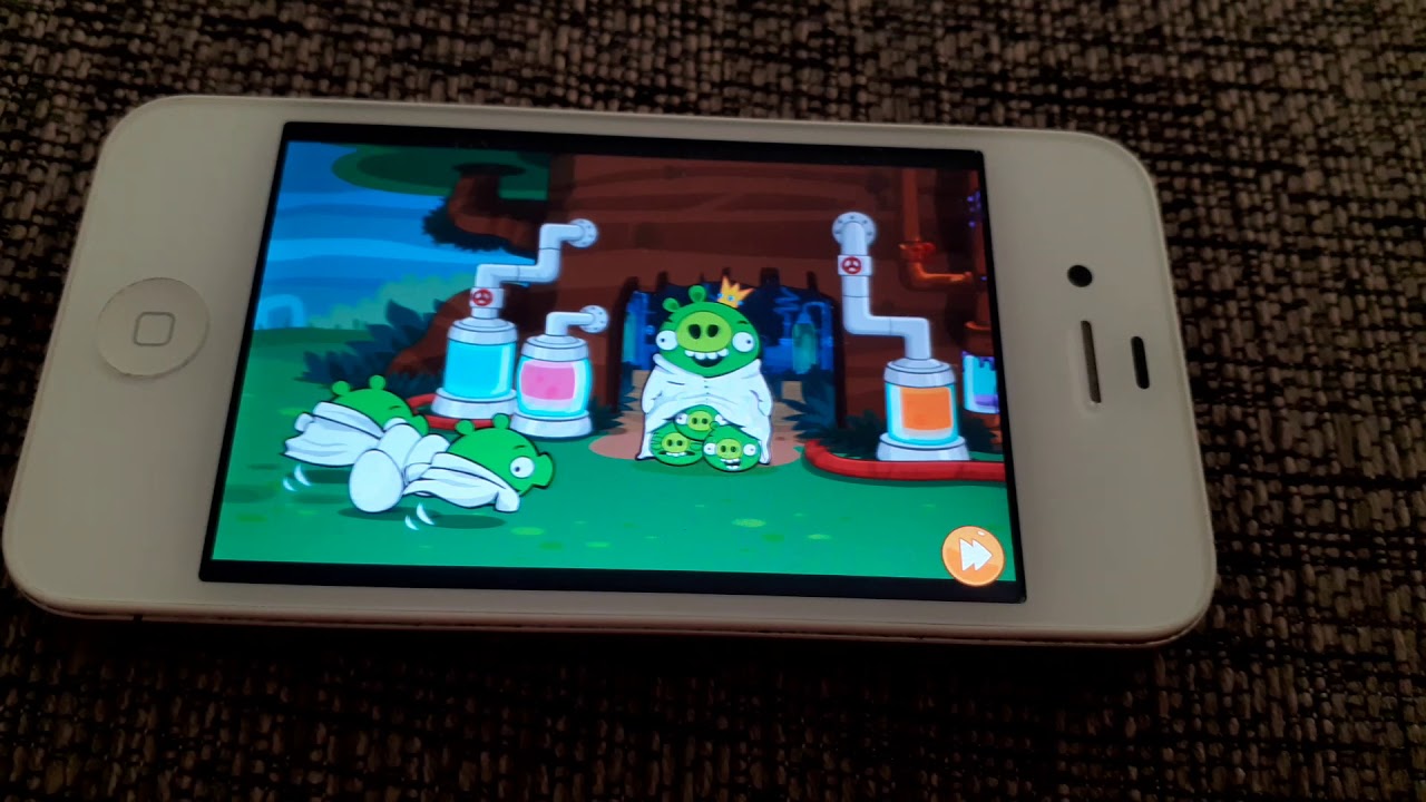 iPhone 4 Angry Birds Display test