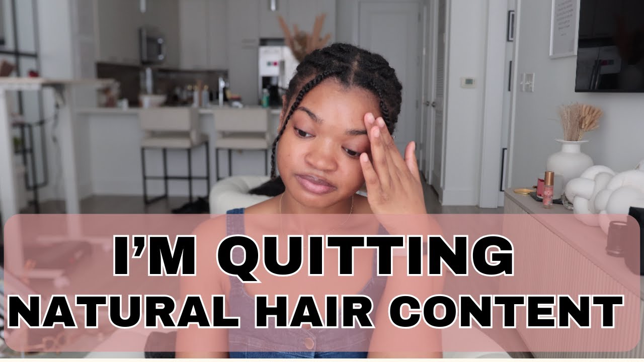 I&rsquo;m QUITTING Natural Hair Content&hellip;. Here&rsquo;s Why | Mini Twist Refresh | Let&rsquo;s Talk