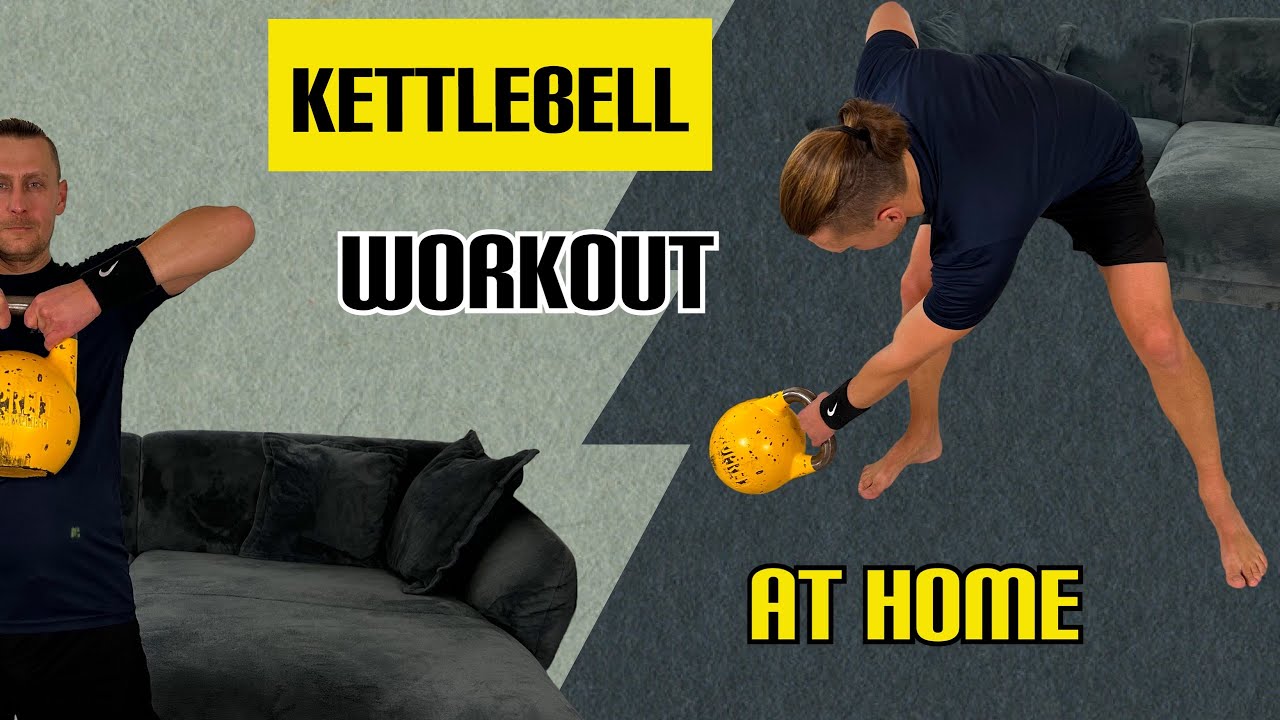 SINGEL KETTLEBELL WORKOUT FOR BEGIINNER, NO REPEAT