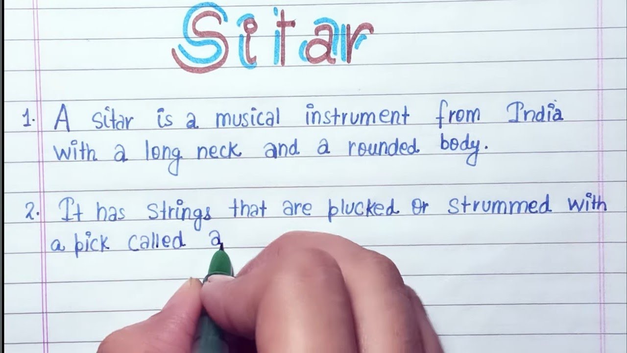 10 lines on Sitar  | 10 lines on Sitar in English | About Sitar in English |Few Lines on Sitar