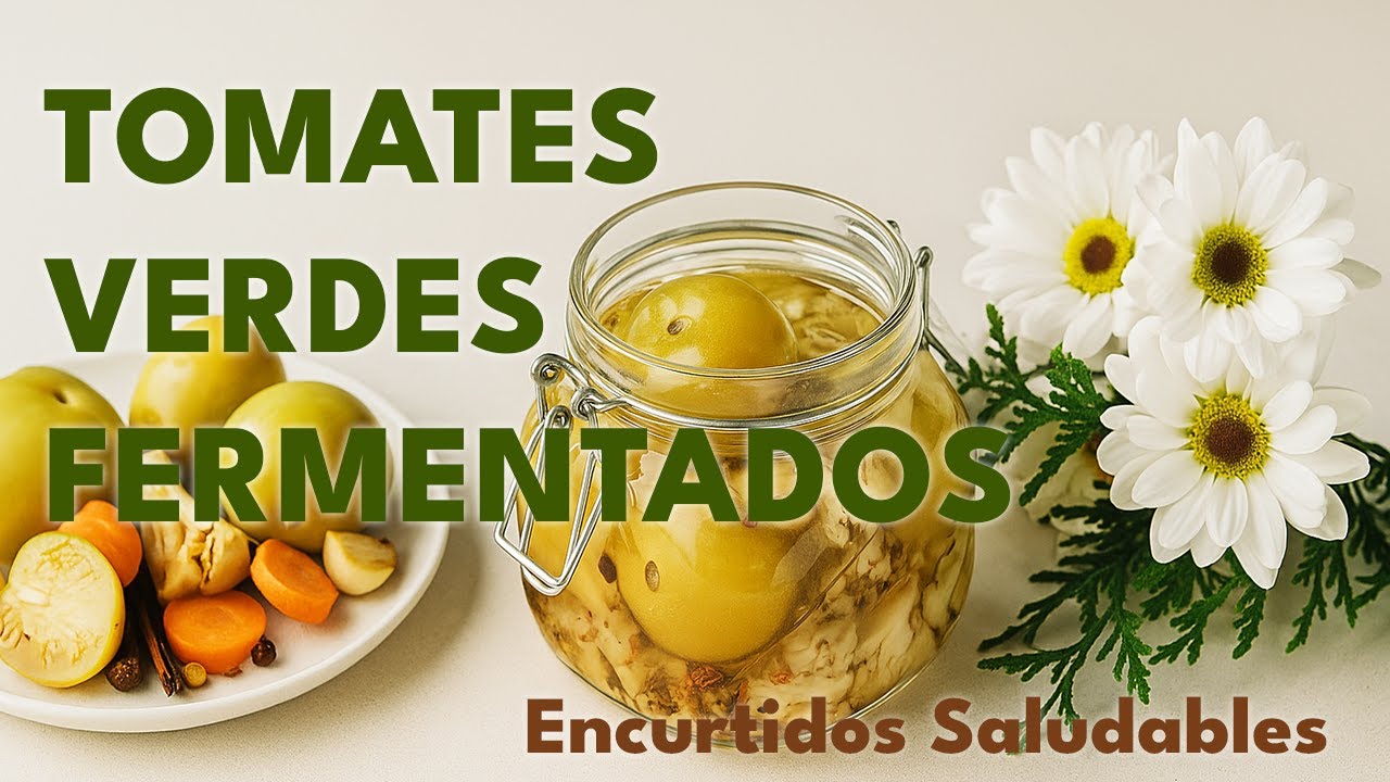 Tomates Verdes como Nunca Antes | Fermentados y Encurtidos Saludables