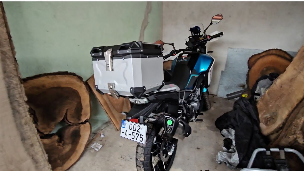 Cfmoto 450mt top box from Temu installed / easy installation #cfmoto450mt