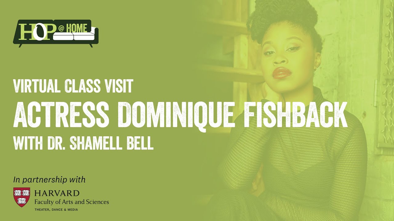 Actress Dominique Fishback with Dr. Shamell Bell