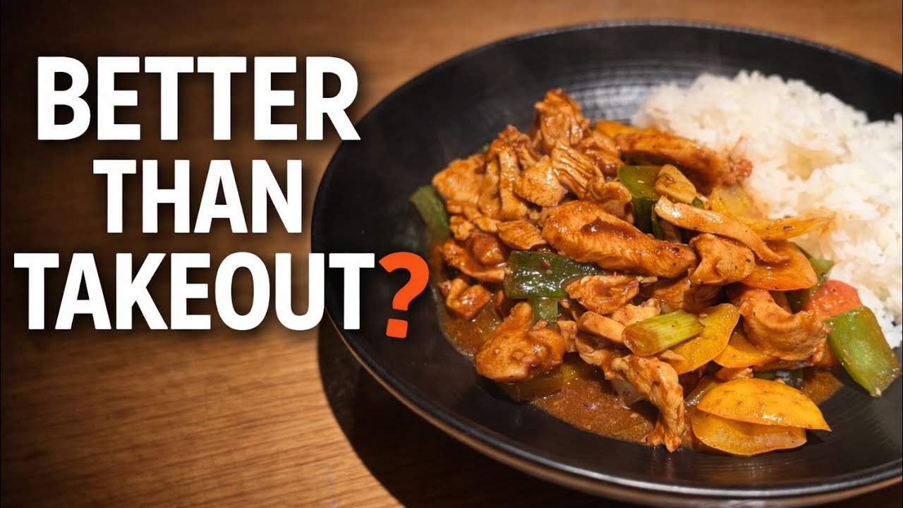 Easy Black Pepper Chicken Stir Fry | Dinner Series 