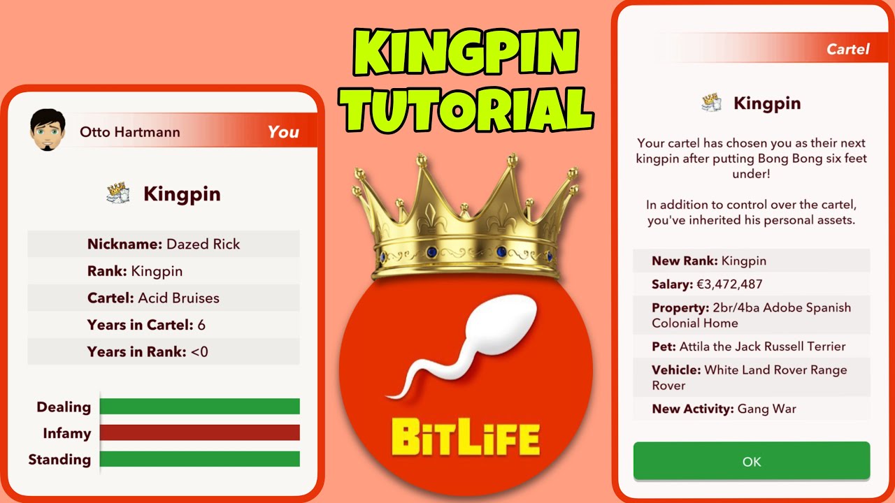 HOW TO BECOME THE KINGPIN AND SUCCESSFULLY RUN A CARTEL | dealer job pack | Bitlife