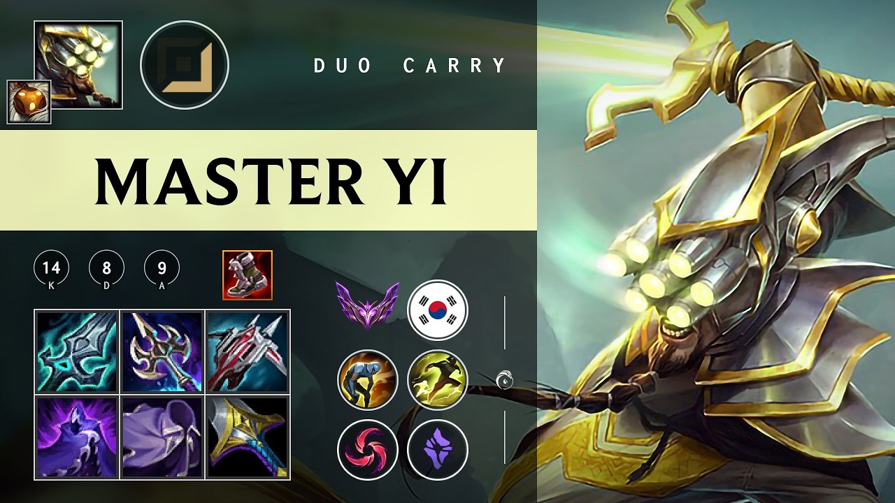 Master Yi ADC vs Jinx - KR Master Patch 26.05