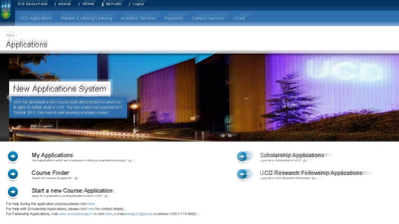 UCD Applications - How to Apply to University College Dublin