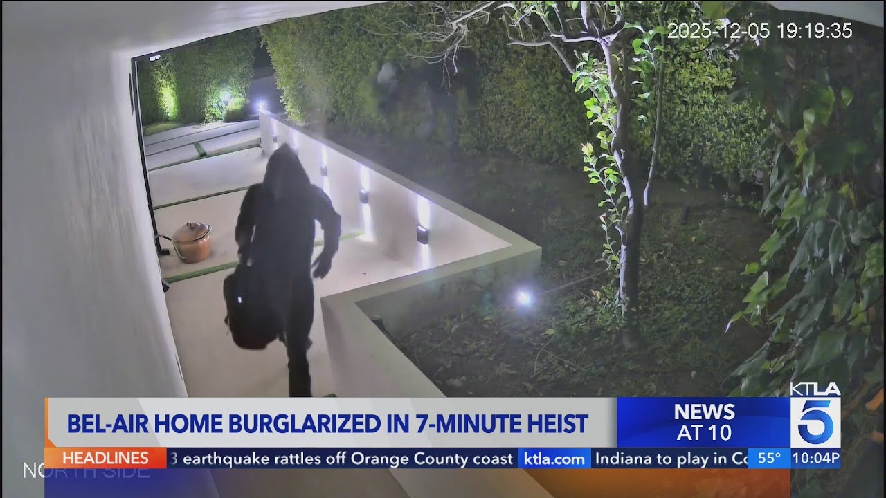 Bel-Air home burglarized in 7-minute heist