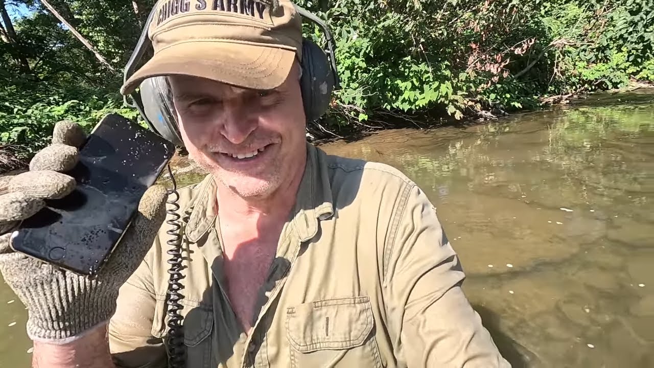 Metal Detecting Relics Phones And A Canoe