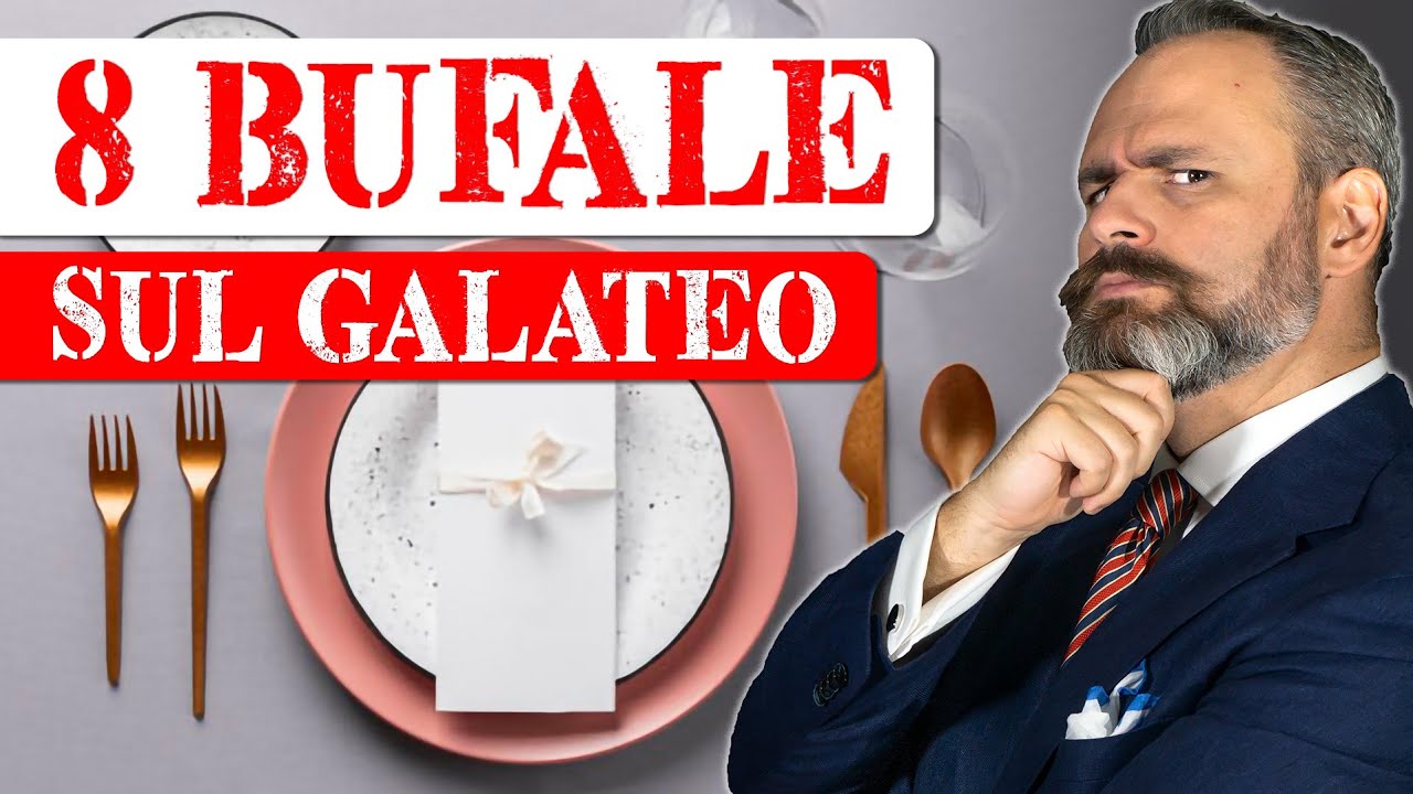 Sfatiamo 8 FALSI MITI sul GALATEO in cui cadono molti