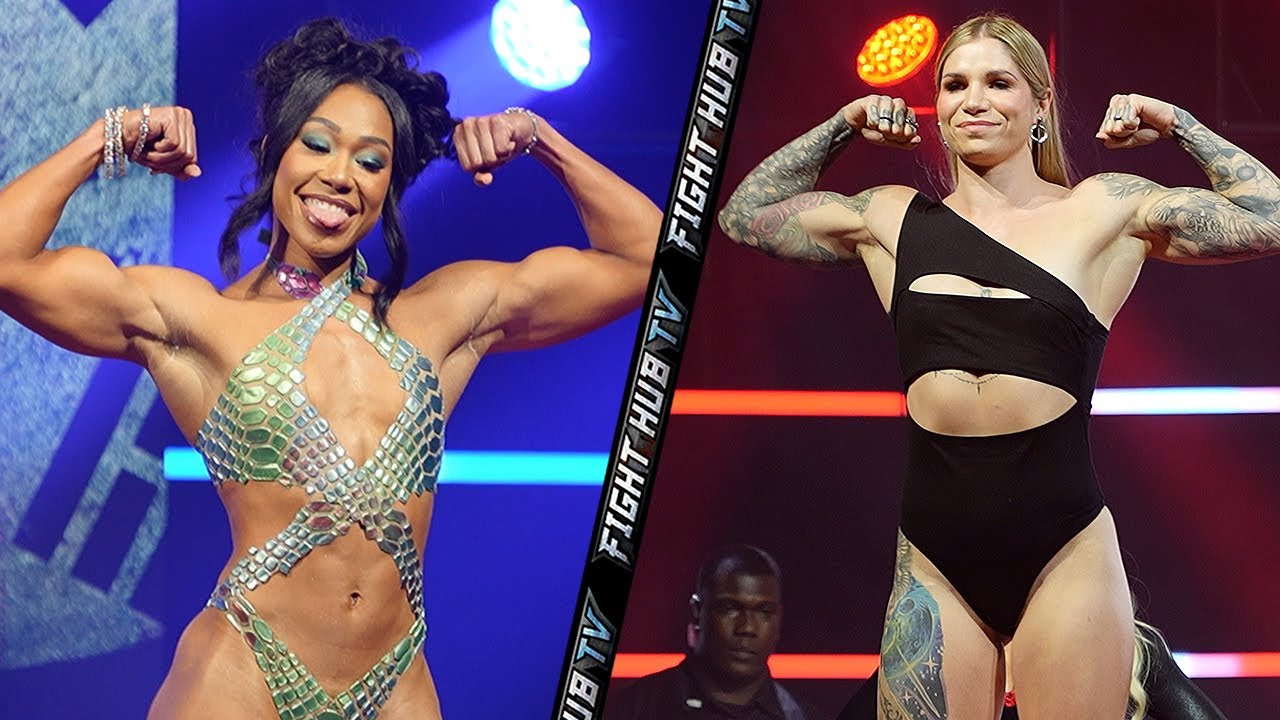 Alycia Baumgardner vs Leila Beaudoin - FULL Weigh In & Face Off Video