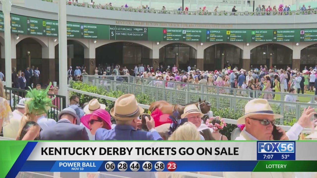 Kentucky Derby, Oaks tickets go on sale Thursday for 2026