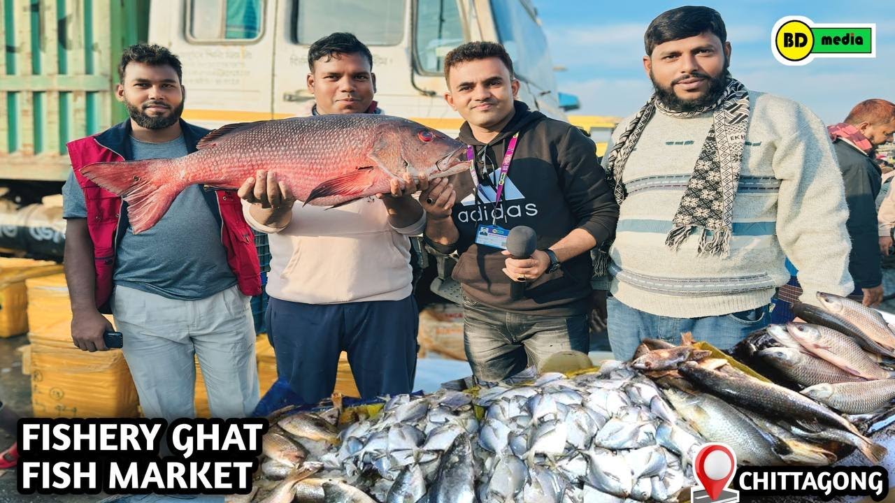 Fishery Ghat Fish Market - Chittagong ফিশারি ঘাট মৎস্য আড়ৎ - চট্টগ্রাম