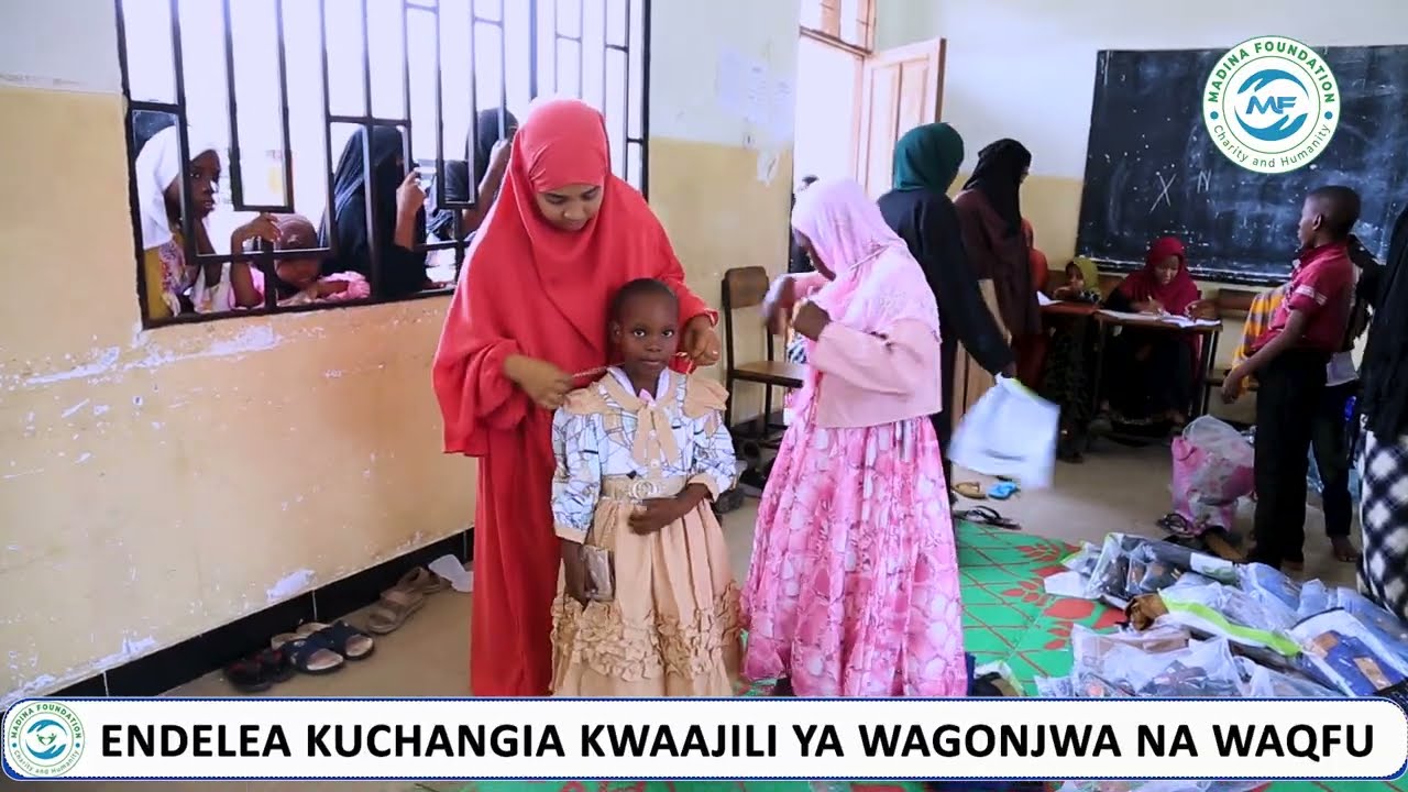 Ugawaji Nguo Kwa Mayatima Kwaajil ya Eid Elfitr 2026 Madina Fondation Leta Tabasamu Kwa Mayatima