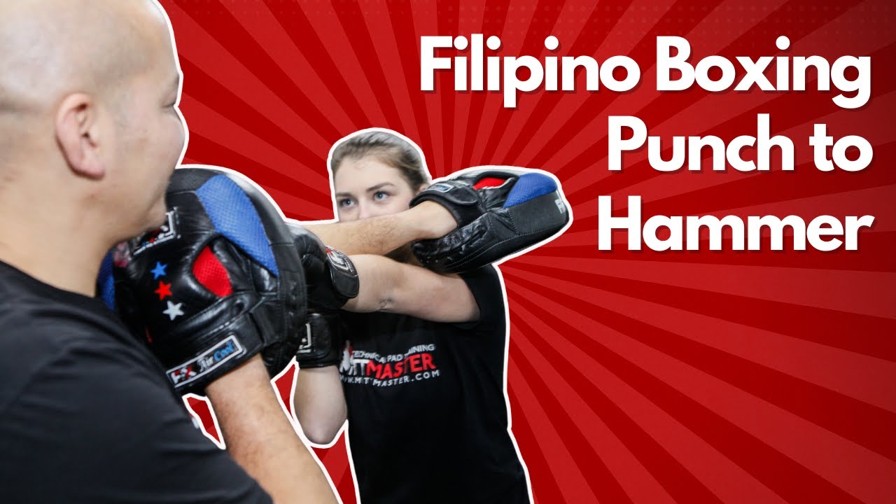 Filipino Boxing. Punch to hammer series