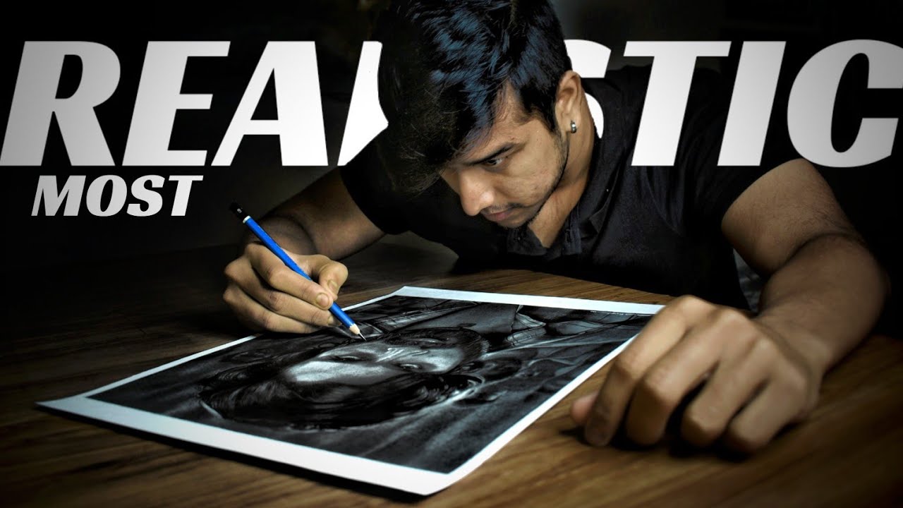 MY MOST REALISTIC DRAWING | CINEMATIC VIDEO | Mr. Kalakar