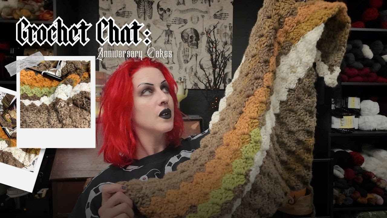 Crochet Project Update using the Holiday Anniversary Cake ~ Yarnspirations