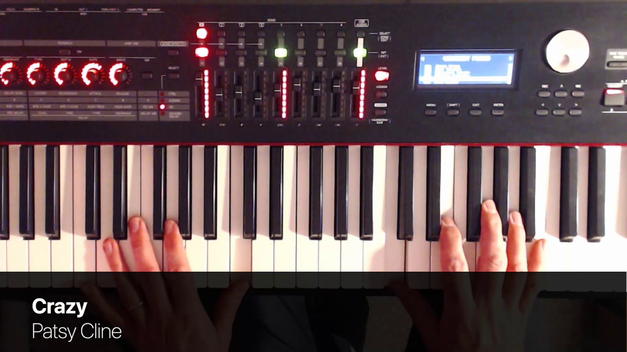 Crazy - Patsy Cline - Piano cover