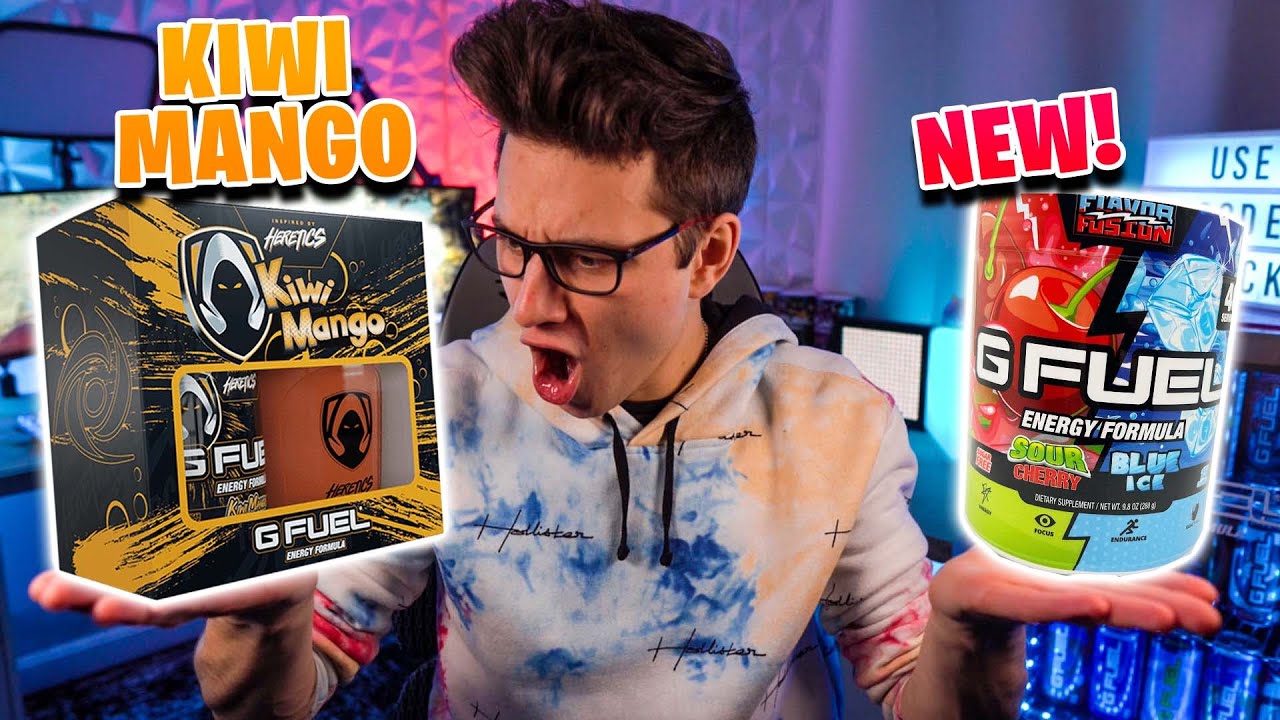 New MANGO KIWI GFuel Flavor & New GFUEL Flavor Fusion TUBS!