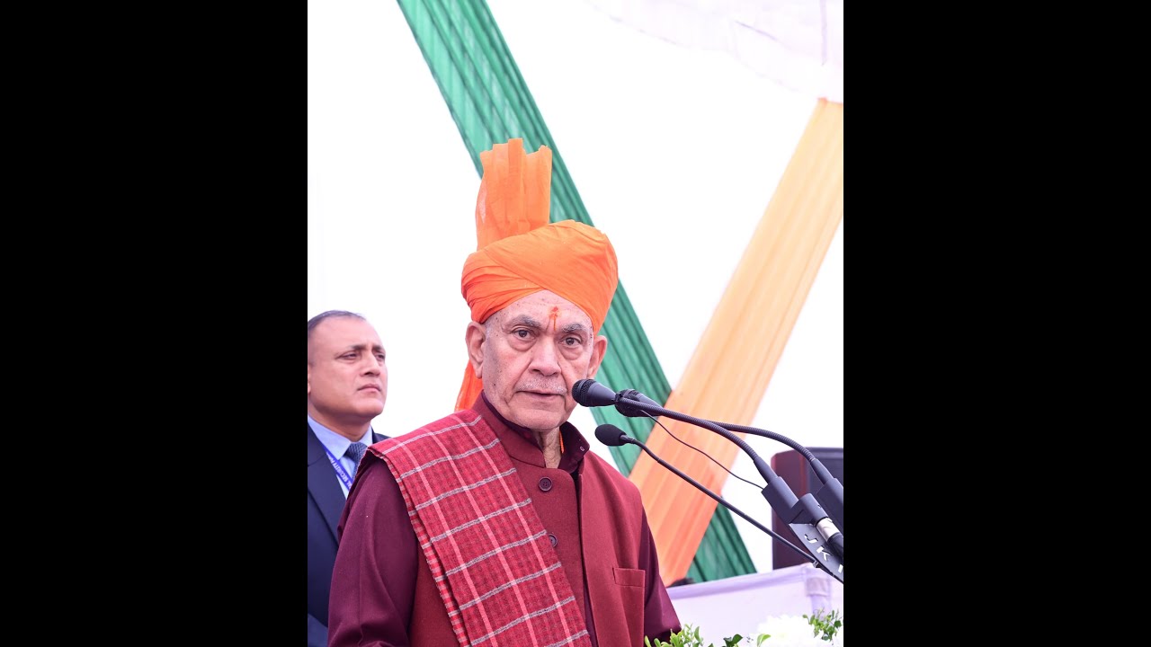 Lt Gov hoists Tricolour, inaugurates Netaji Subhas Chandra Bose Flag Point at JDA Park, Jammu