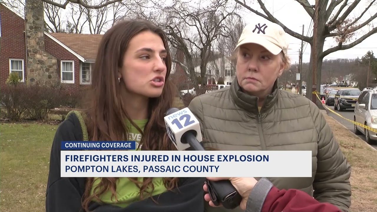 5 firefighters battling Pompton Lakes house fire hurt in blast