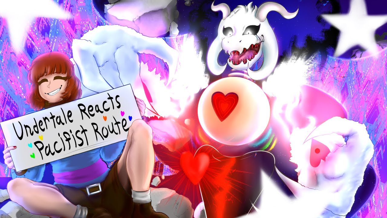 Undertale Reacts to the Pacifist Route | Gacha Life 2