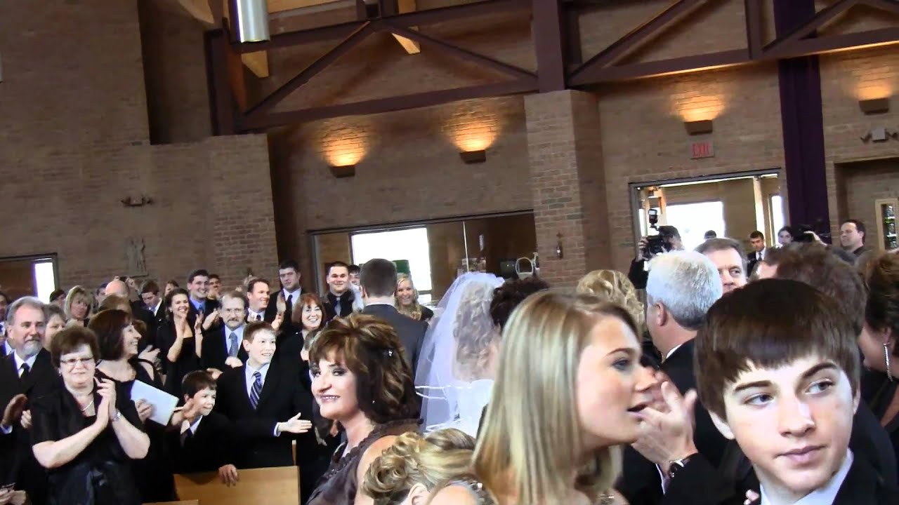 Chicago Blackhawks fan Wedding Sendoff!