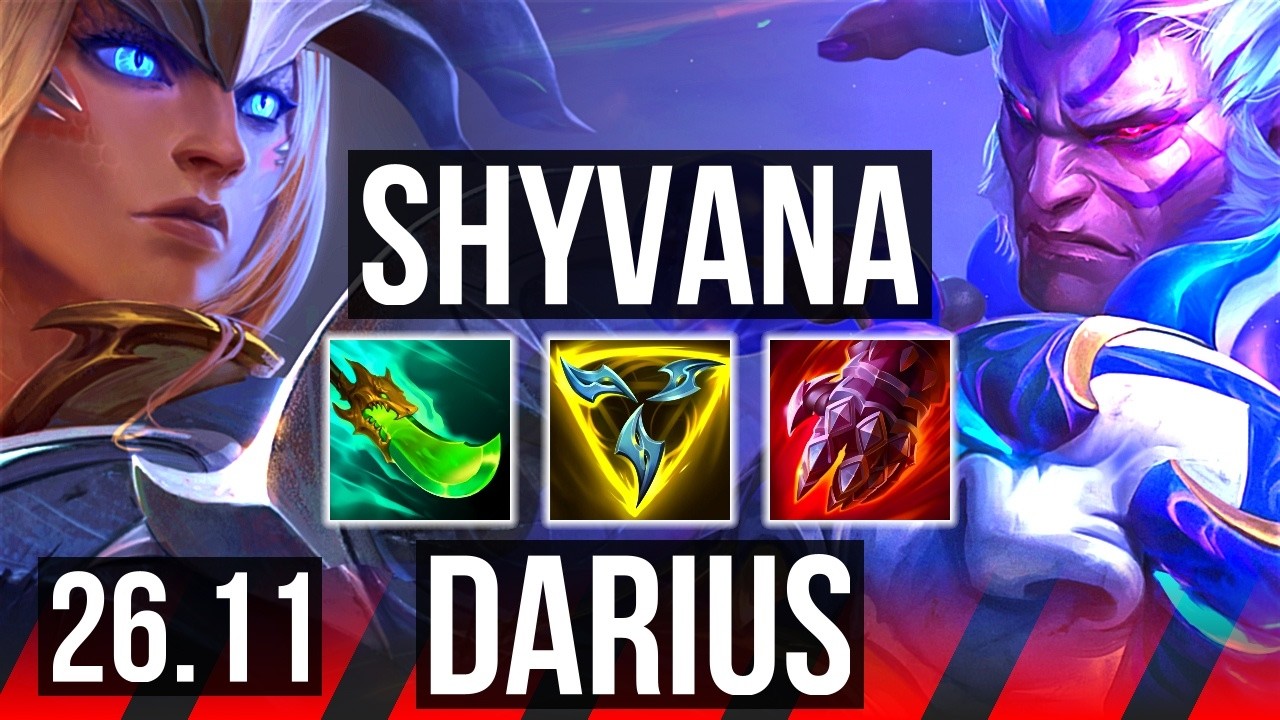 SHYVANA vs DARIUS (TOP) | Grasp Of The Undying | NA Master | 26.11