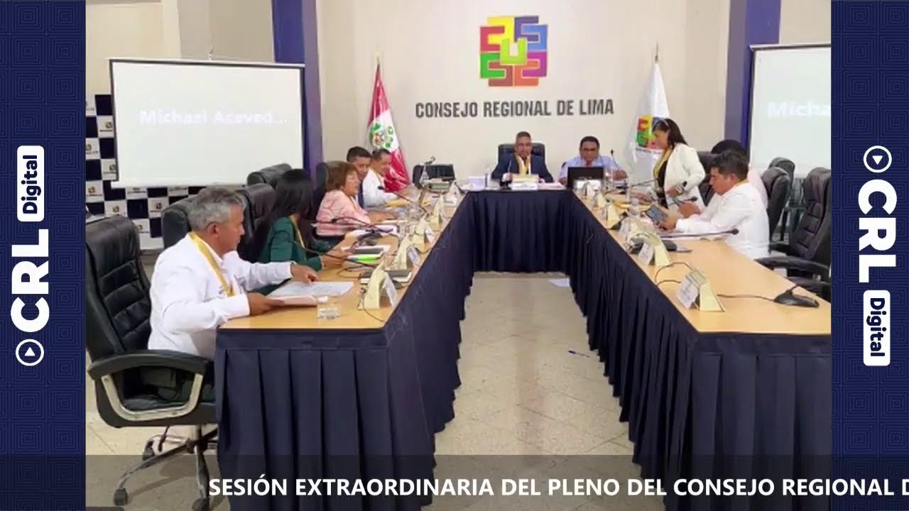 🔴SESIÓN EXTRAORDINARIA DEL PLENO DEL CONSEJO REGIONAL DE LIMA - 04/02/2026