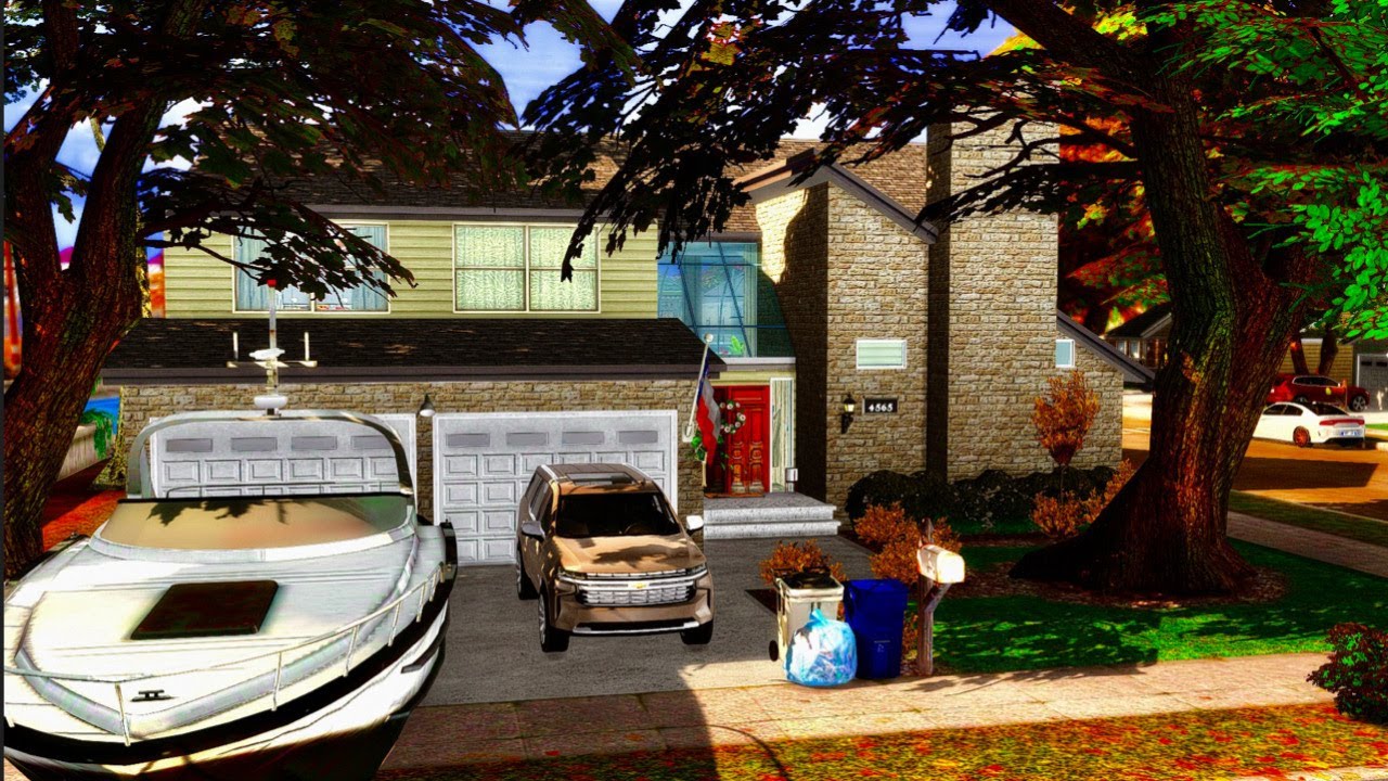 REALISTIC MID CENTURY MODERN HOME in The Sims 4