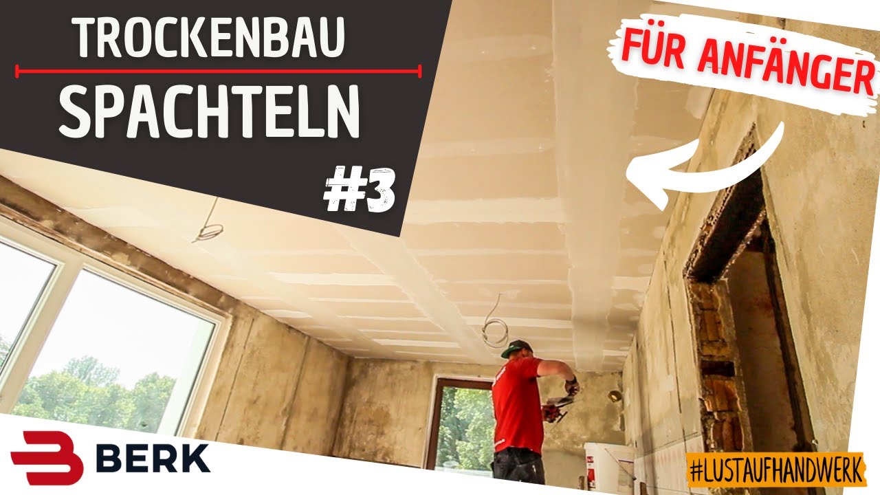 Trockenbau spachteln ⎜Anleitung ✌🏼