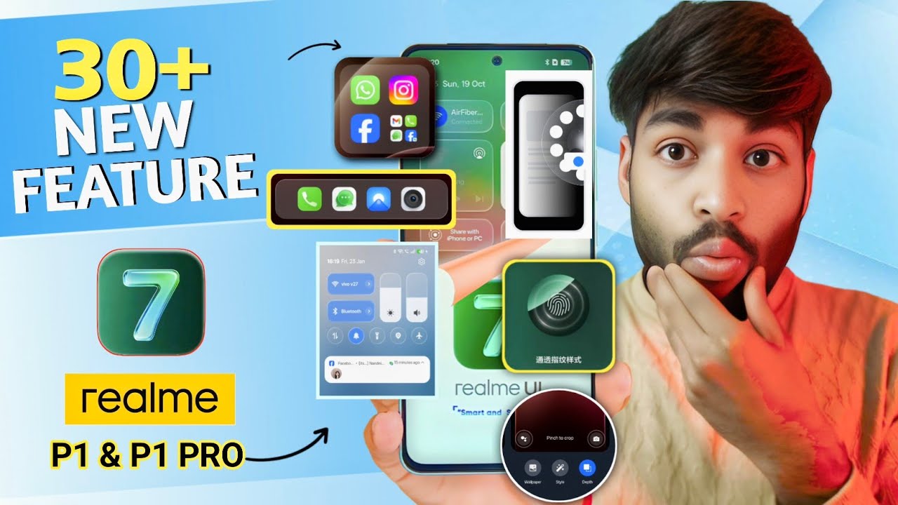 Realme P1 Pro 5G New Update 7.0 ⚡ Top 30+ Hidden Features (Hindi)