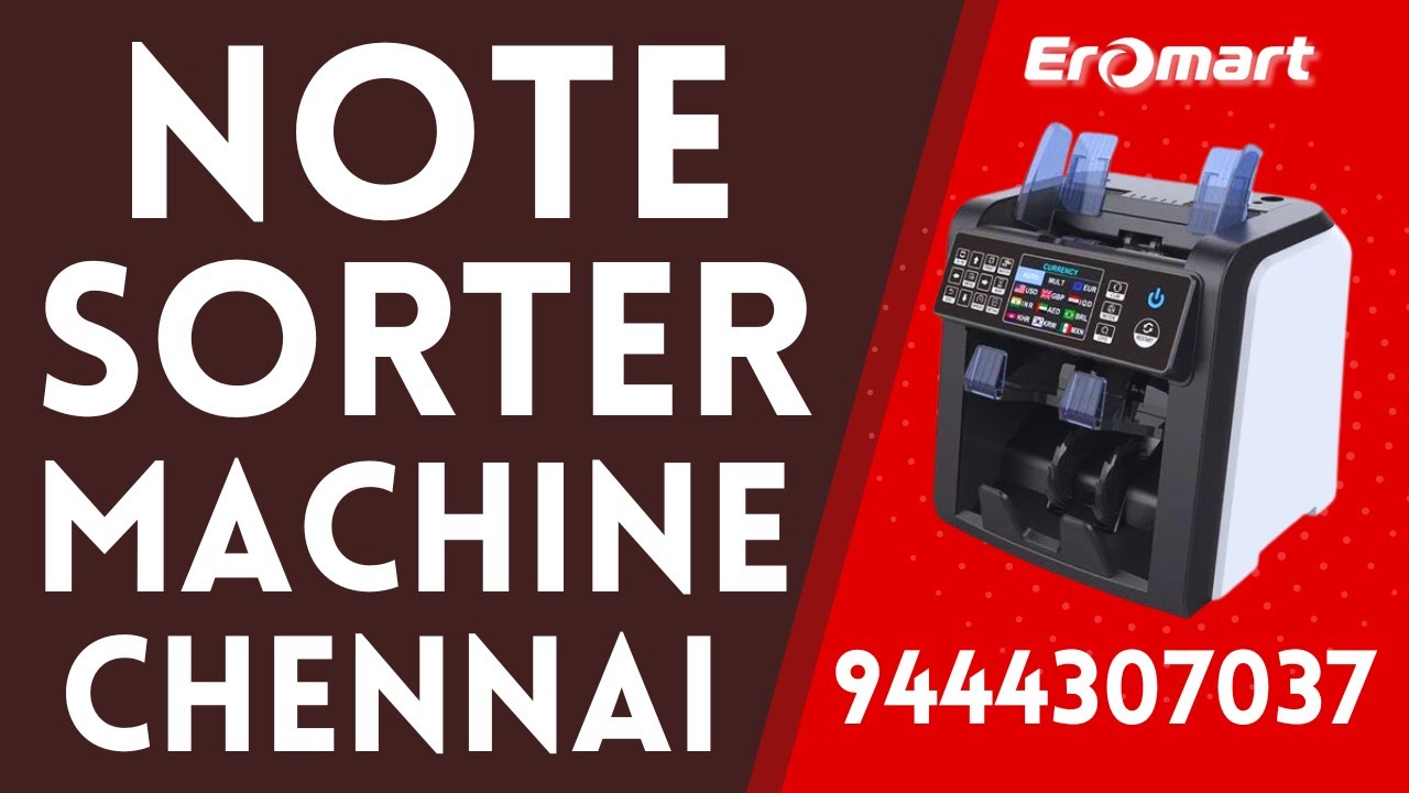 Note Sorting Machine with 2 Pocket in chennai #eromartofficial #cash