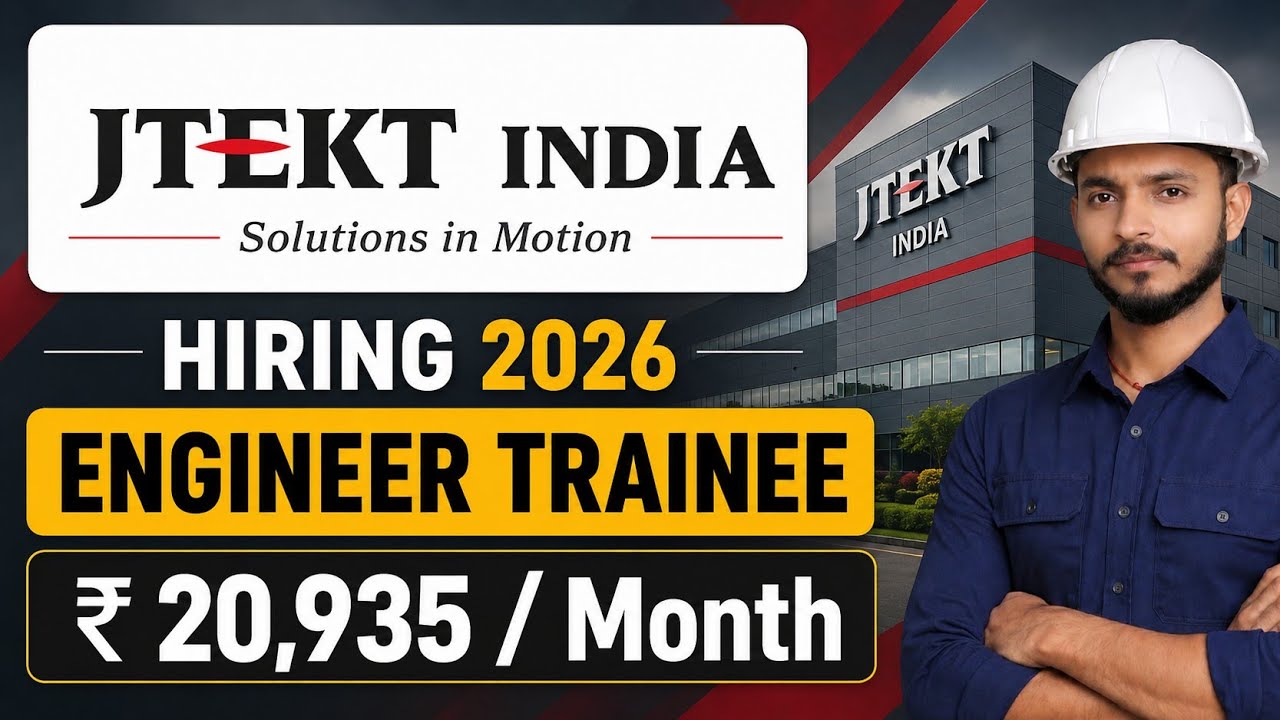 JTEKT INDIA RECRUITMENT 2026 | JIM TRAINEE | BAWAL HARYANA JOBS