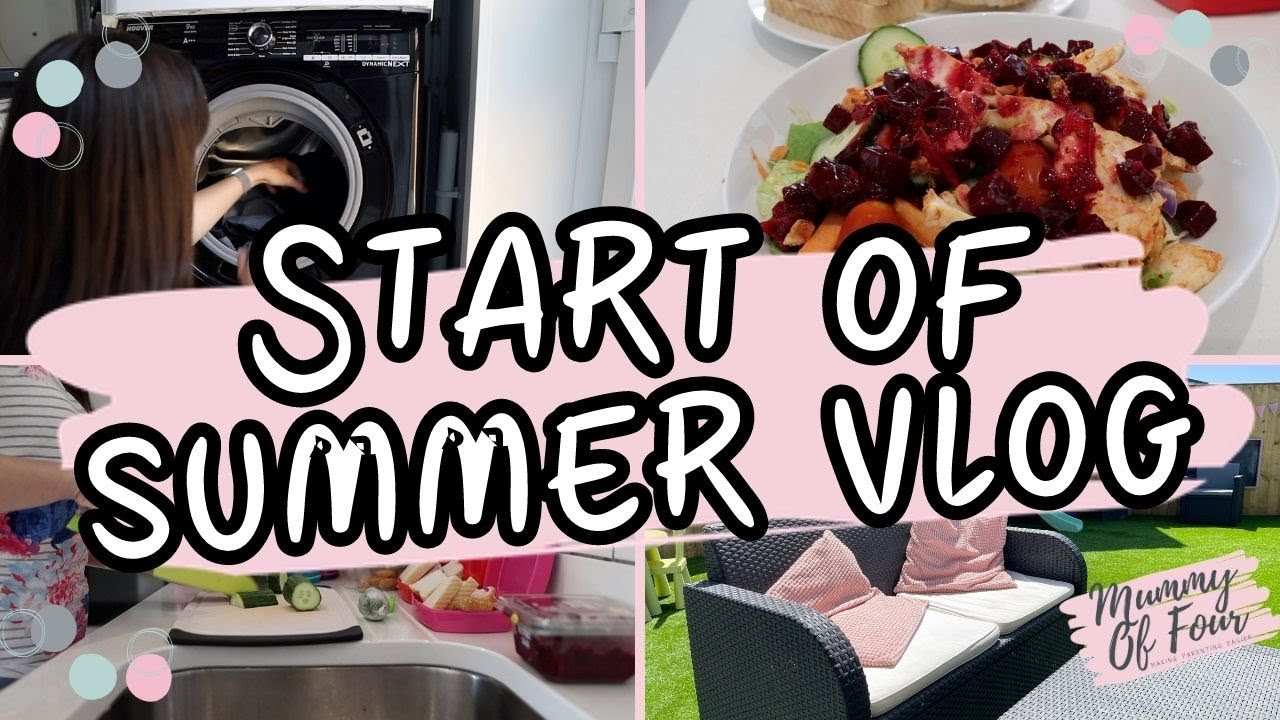 Start Of School Summer Holiday Vlog | Get Organised With Printables | Mummy Of Four UK
