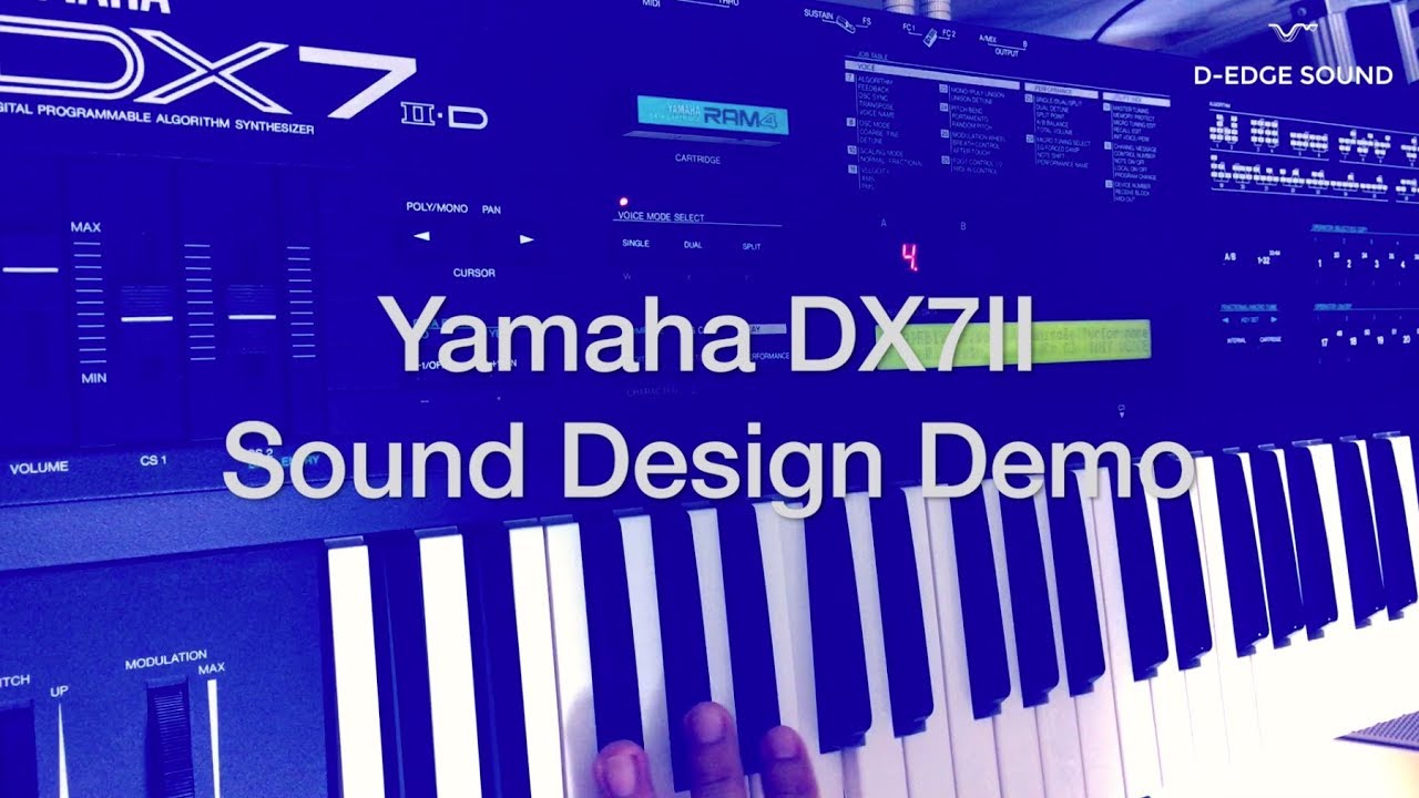 Yamaha DX7II Sound Design Demo
