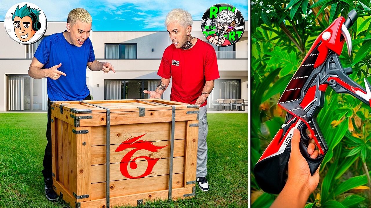 ¡GARENA NOS ENVIA A TINCA Y A MI UN PAQUETE SUPER MISTERIOSO 🔥 ¿ MP40 EN LA VIDA REAL ?