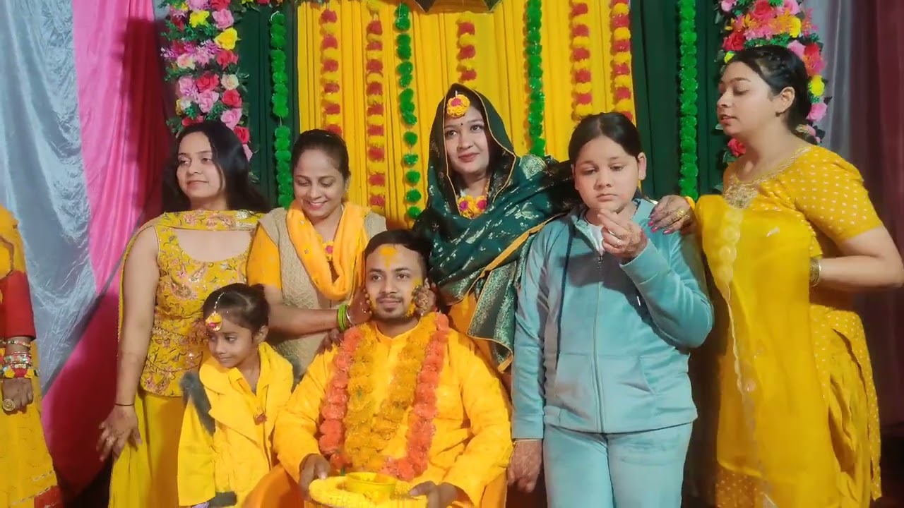 Haldi vlog ❤️ bhai ki saddi 💝