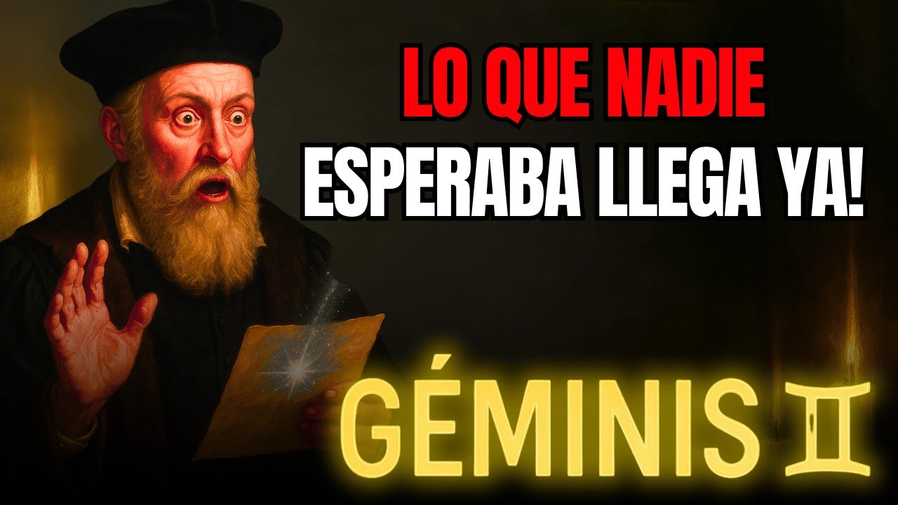 GÉMINIS ♊ LA VIDA TE PREPARA SU MEJOR PREMIO! ✨ EN SEGUNDOS TODO VA A GIRAR 🔮 CONFESIÓN! 💌