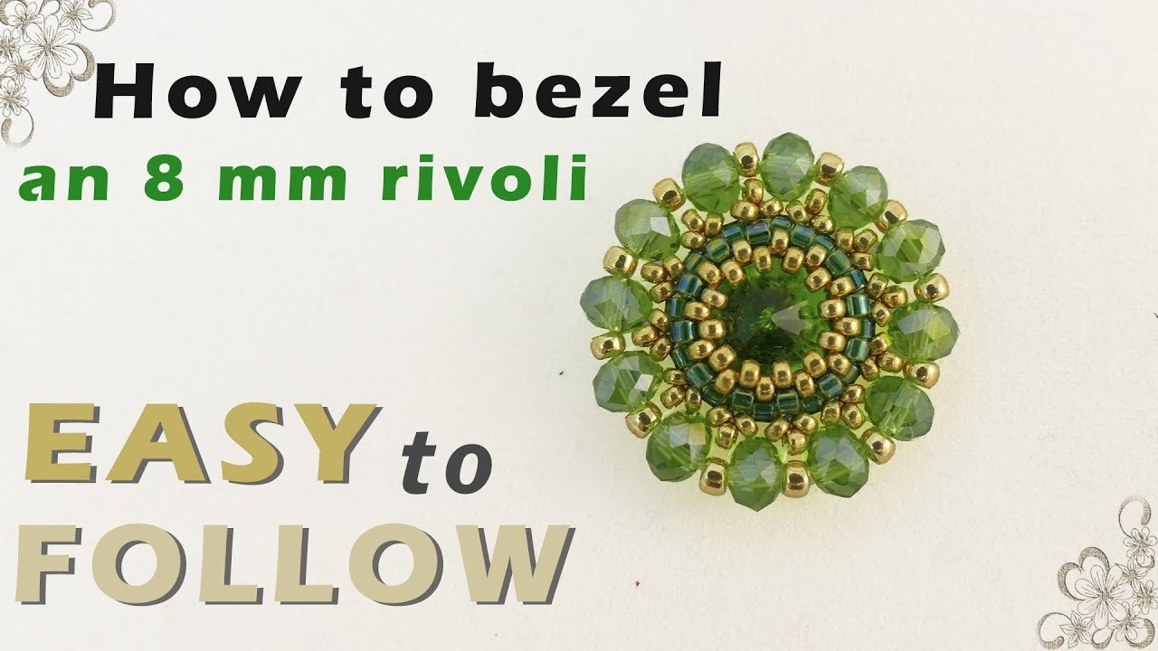 how to bezel an 8 mm rivoli