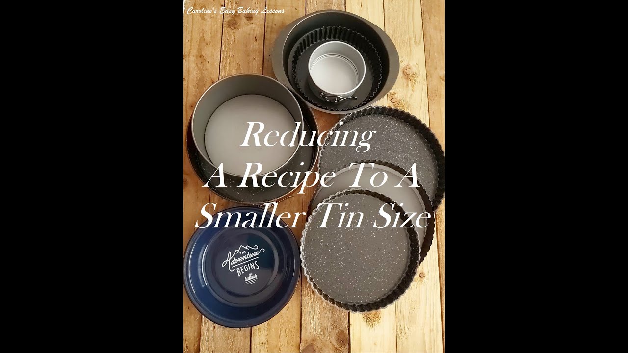 How To Reduce A Recipe To Fit Smaller Dish Size - Use My Calculator & Now See Me Do The Calculations